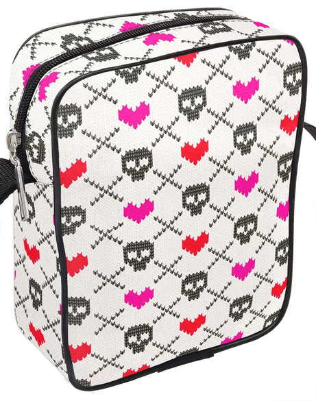 Torba Listonoszka CZASZKI SERCA Dodaj Napis!