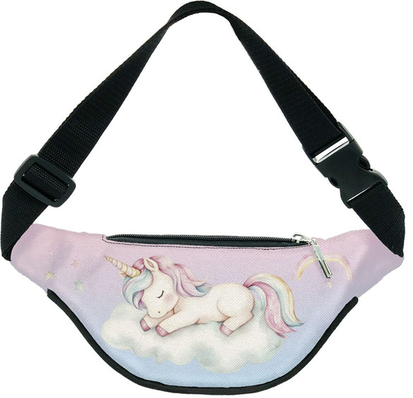 Nerka Jednorożec śpiący na chmurce – pastelowa, personalizowana dla dziecka