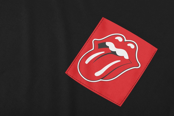 Koszulka z kieszonką THE ROLLING STONES