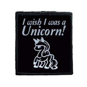 Naszywka  I WISH I WAS A..