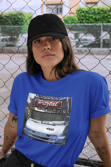 Koszulka z naszywką Scania car