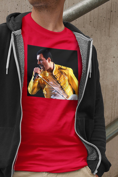Koszulka z naszywką Queen Freddie Mercury 3