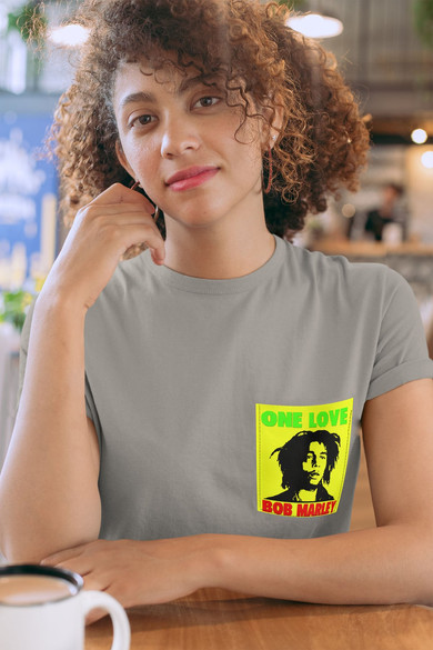 Koszulka z kieszonką BOB MARLEY ONE LOVE