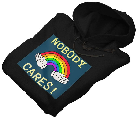 Bluza z naszywką Nobody cares