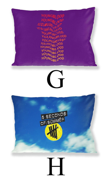 Zestaw 5 SECONDS OF SUMMER poduszka+kubek +GRATIS!