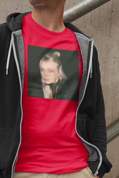 Koszulka z naszywką Billie Eilish 08