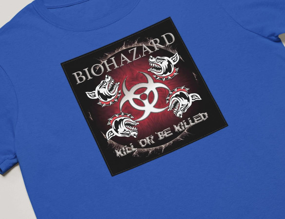 Koszulka z naszywką Biohazard 03