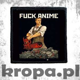 Naszywka FUCK ANIME
