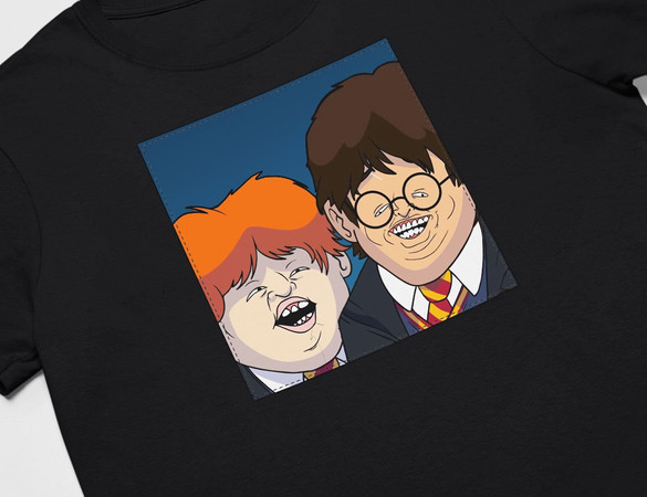 Koszulka z naszywką  Harry Potter parody