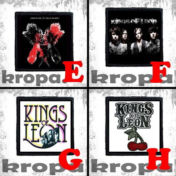 Naszywka KINGS OF LEON 10 x 10 cm Dużo Wzorów!