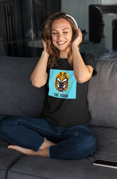 Bluzka damska z naszywką The Tiger