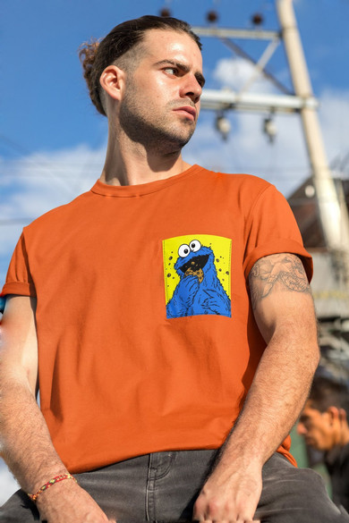 Koszulka z kieszonką CIASTECZKOWY POTWÓR