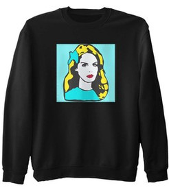 Bluza z naszywką LANA DEL REY pop art