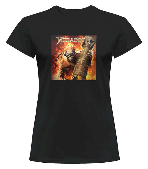 Bluzka damska z naszywką Megadeth Arsenal