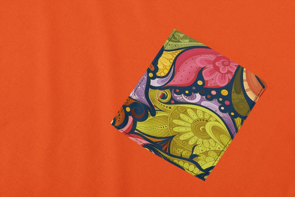 Koszulka z kieszonką WZORY MANDALA 03