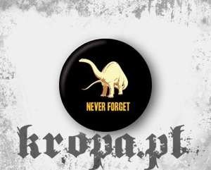 Przypinka NEVER FORGET 02