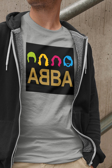 Koszulka z naszywką  ABBA logo
