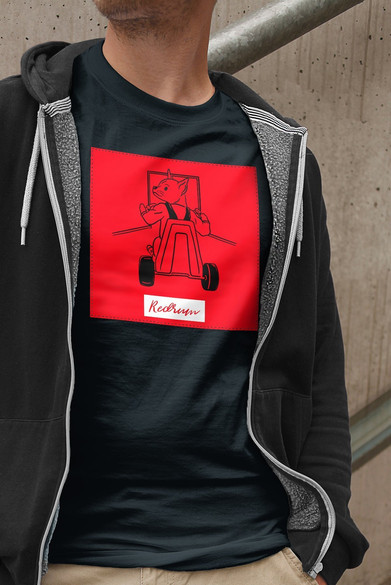 Koszulka z naszywką Redrum