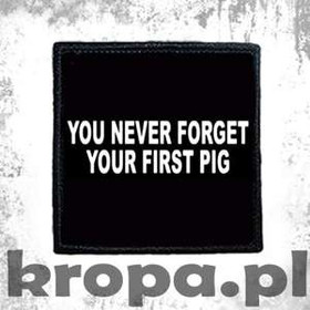 Naszywka  YOU NEVER FORGET