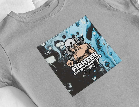 Bluzka damska z naszywką FIGHTER