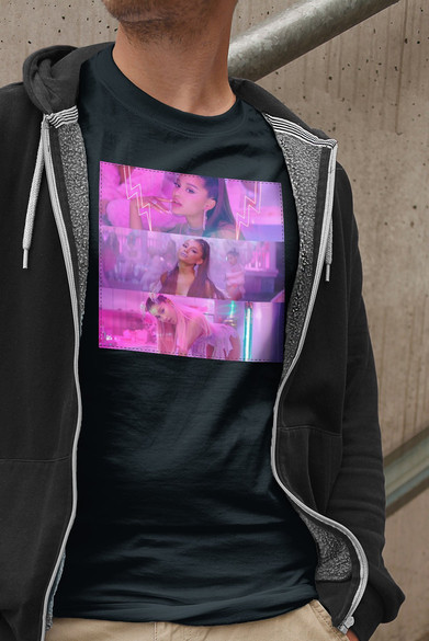 Koszulka z naszywką ARIANA GRANDE 03