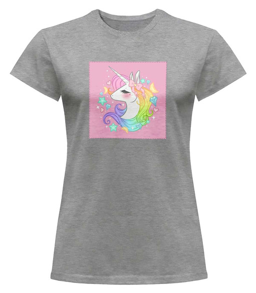 Bluzka damska z naszywką Unicorne 04