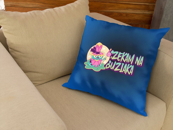 Poduszka Czekam na buziaka