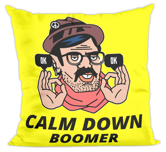 Poduszka Calm down boomer