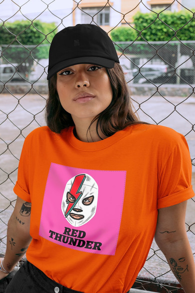 Koszulka z naszywką Red Thunder