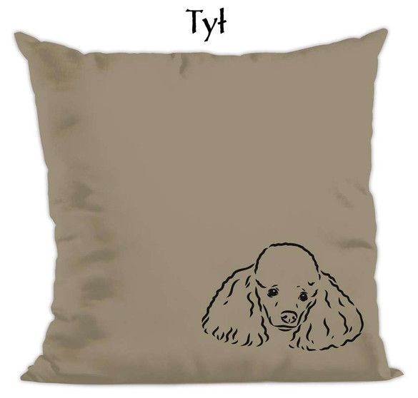 Poduszka pies, piesek pudel
