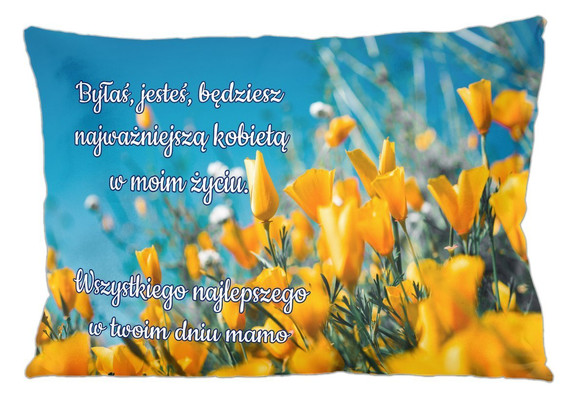 Poduszka na Dzień Matki dla Mamy DODAJ IMIĘ!