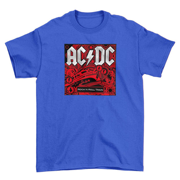 Koszulka z naszywką AC/DC...Train...