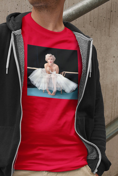 Koszulka z naszywką Marilyn Monroe 01