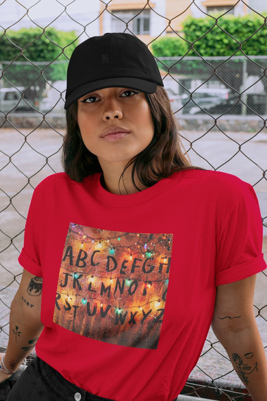 Koszulka z naszywką Stranger Things ABC