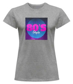 Bluzka damska z naszywką 80's Style