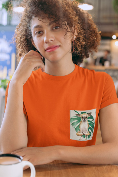 	Koszulka z kieszonką YOGA DOG