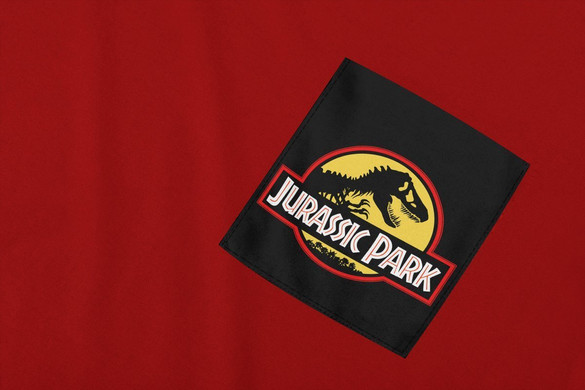 Koszulka z kieszonką JURASSIC PARK LOGO