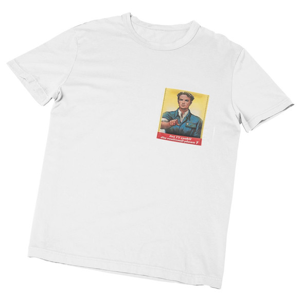 Koszulka z kieszonką COŚ TY ZROBIŁ...