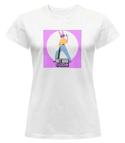 Bluzka damska z naszywką Not your baby