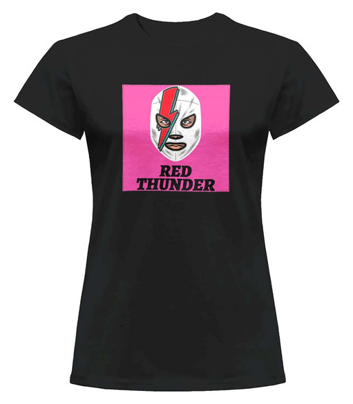 Bluzka damska z naszywką Red Thunder