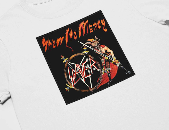 Koszulka z naszywką Slayer Show no mercy