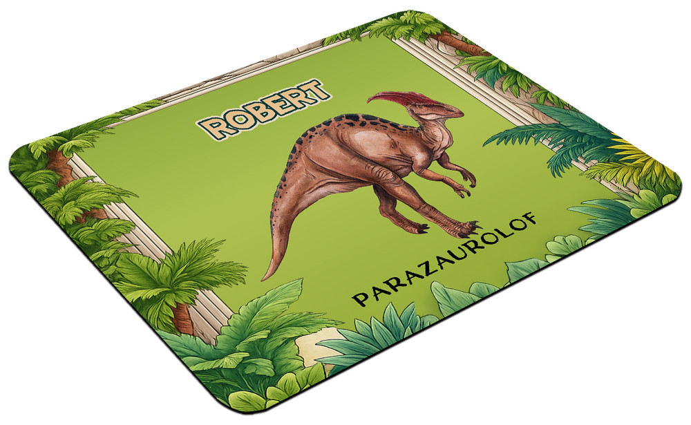Podkładka Dinozaury Parazaurolof – dodaj imię 60x40cm