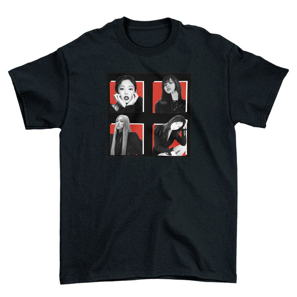 Koszulka z naszywką BlackPink Squad