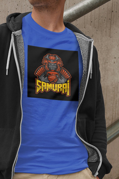 Koszulka z naszywką  SAMURAJ