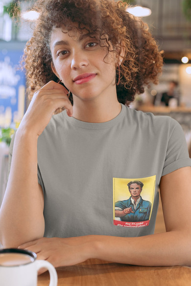 Koszulka z kieszonką COŚ TY ZROBIŁ...