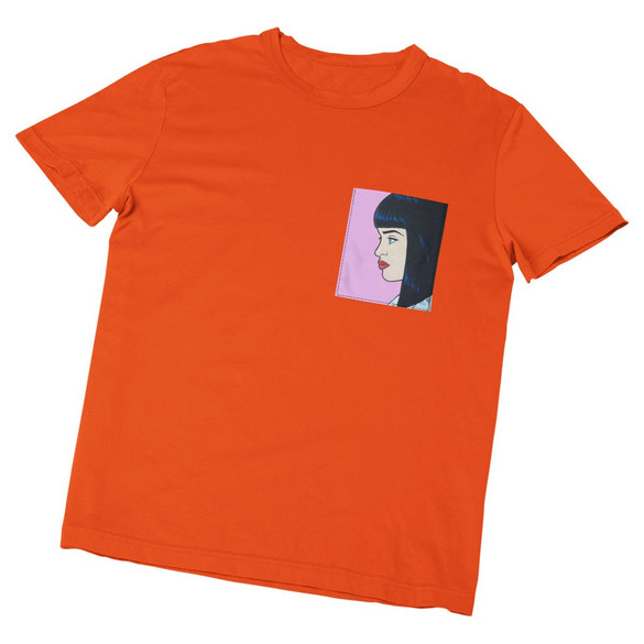 Koszulka z kieszonką PULP FICTION MIA