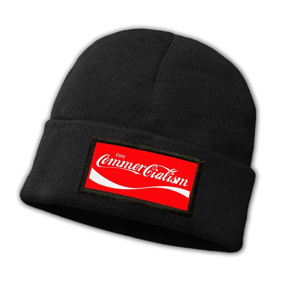 Czapka zimowa z naszywką COMMERCIALIM