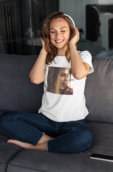 Bluzka damska z naszywką Girl, Interrupted Lisa2