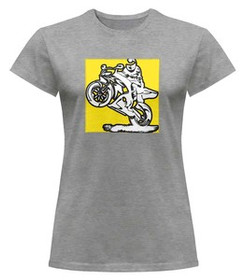 Bluzka damska z naszywką Lubię zapierd..lać 05