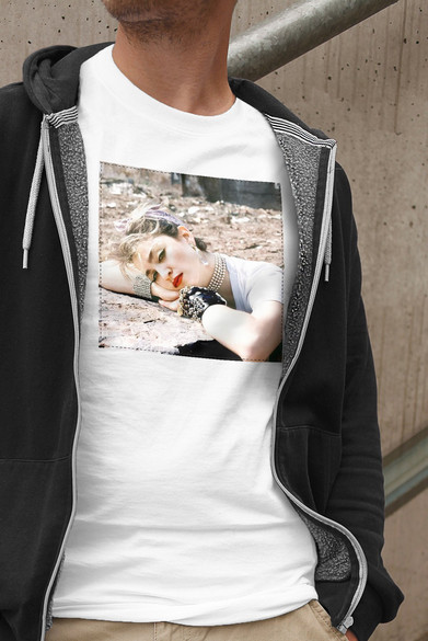 Koszulka z naszywką MADONNA young 01